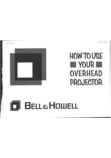 Bell and Howell Overhead manual. Camera Instructions.